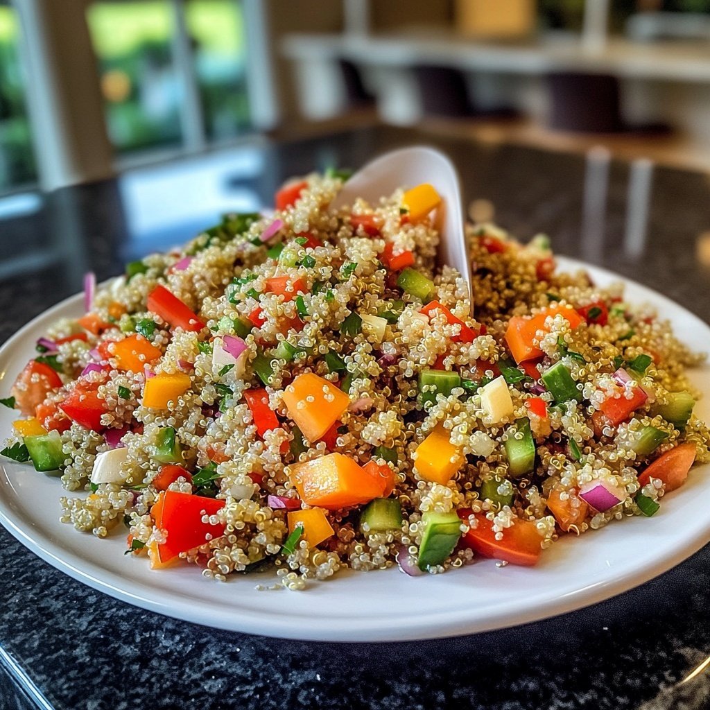 Easy Quinoa Salad Lunch