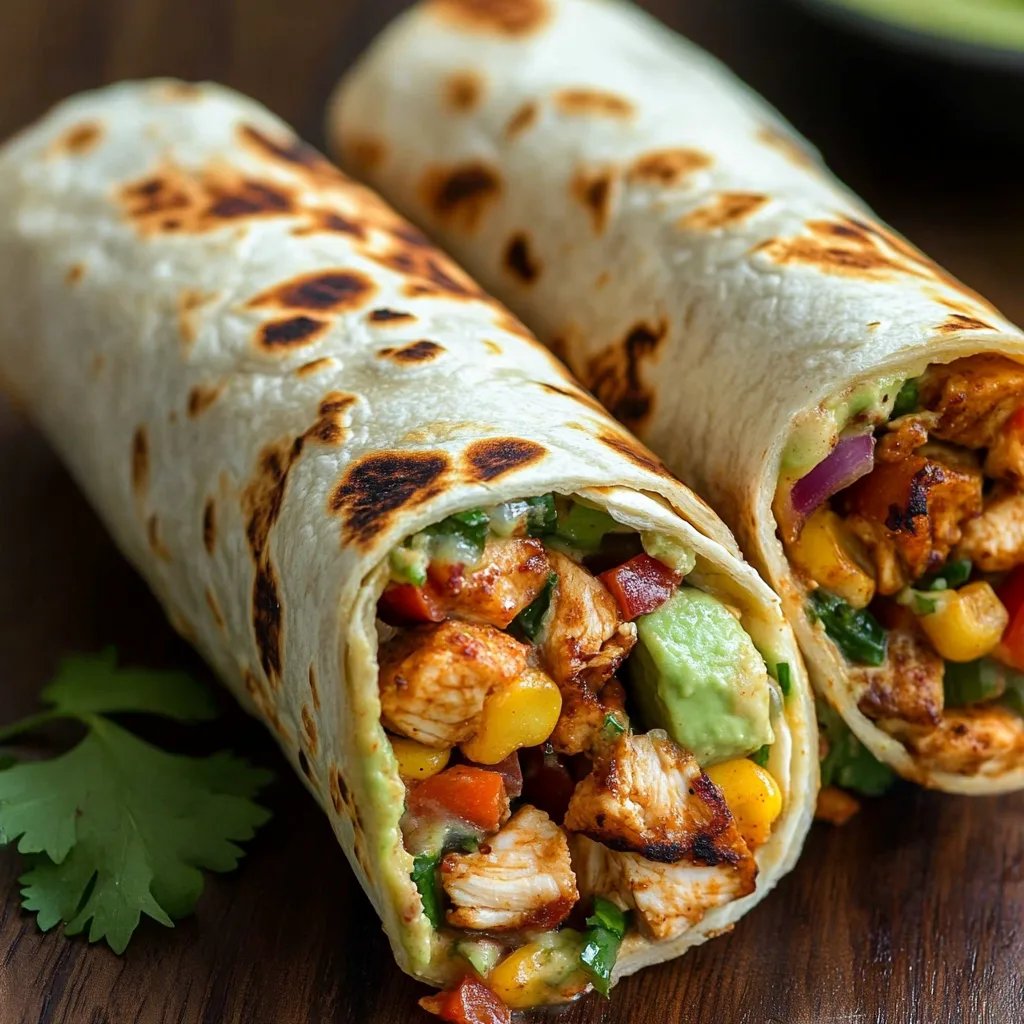 Chipotle Ranch Grilled Chicken Burrito Recipe