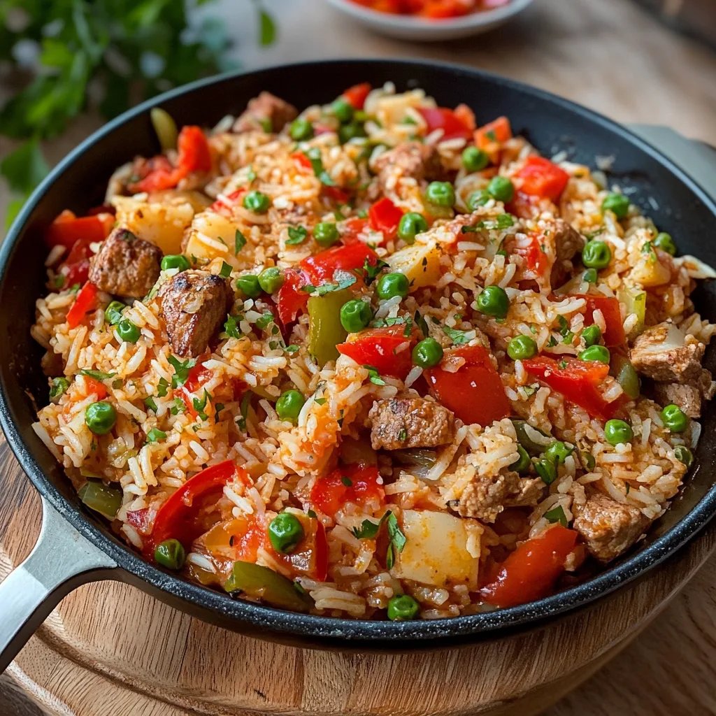 Serbisches Reisfleisch