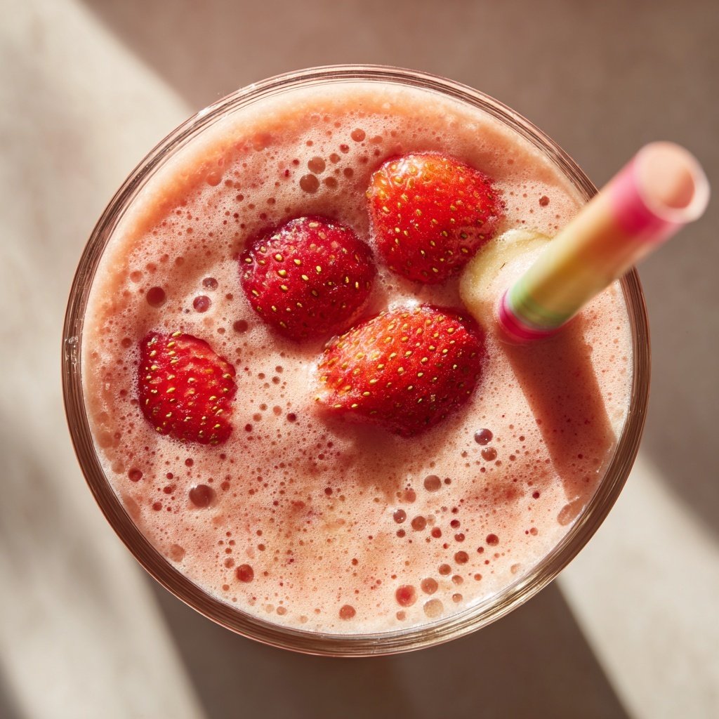 Fresh Strawberry Banana Smoothie