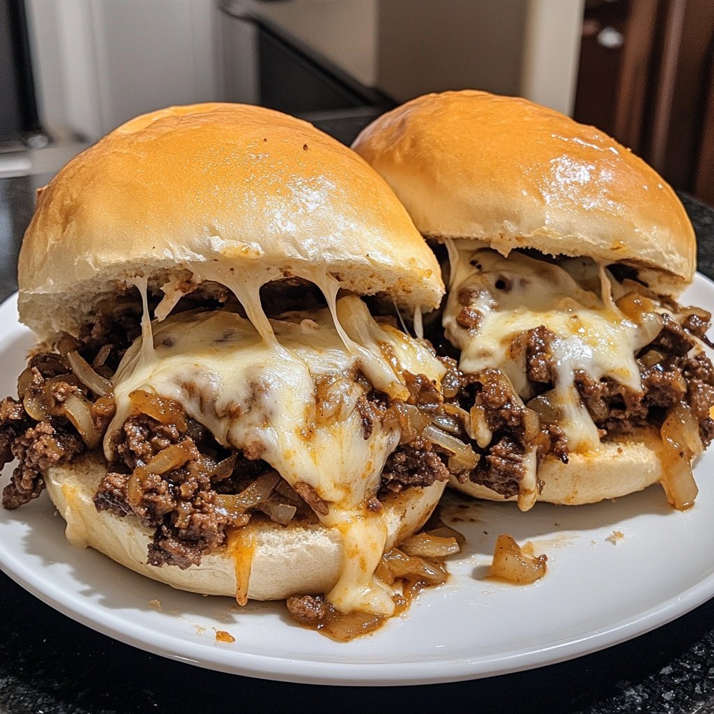 Philly Cheesesteak Sloppy Joes