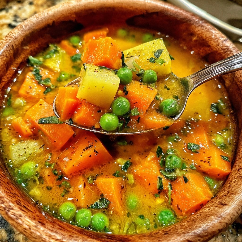 Light Spring Vegetable Soup