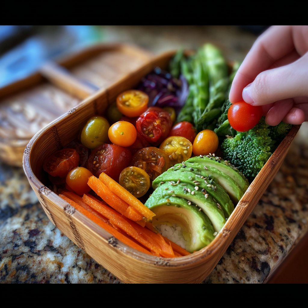 No-Cook Bento Box Lunch Idea