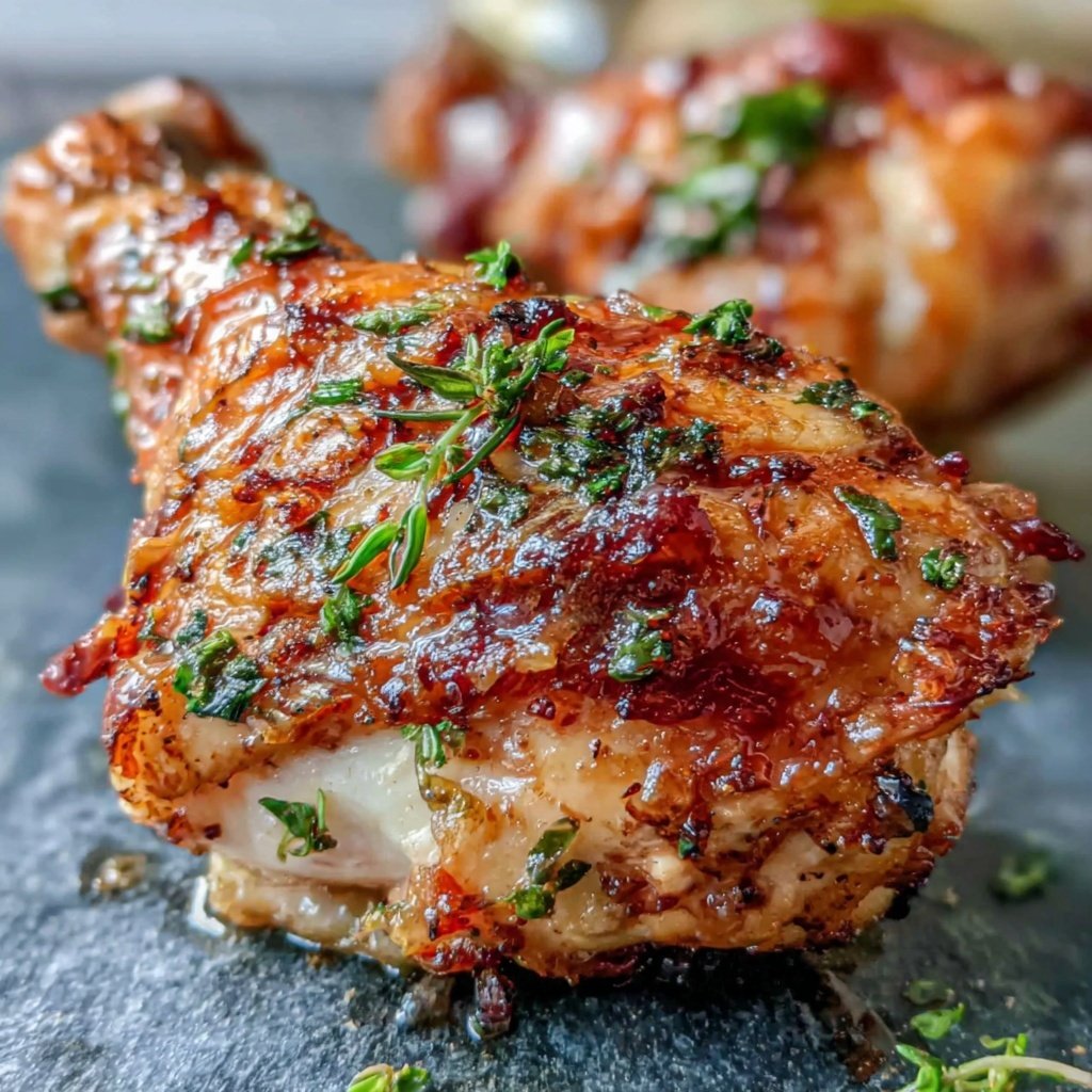 Crispy Oven Baked Drumstick Chicken With Herbs