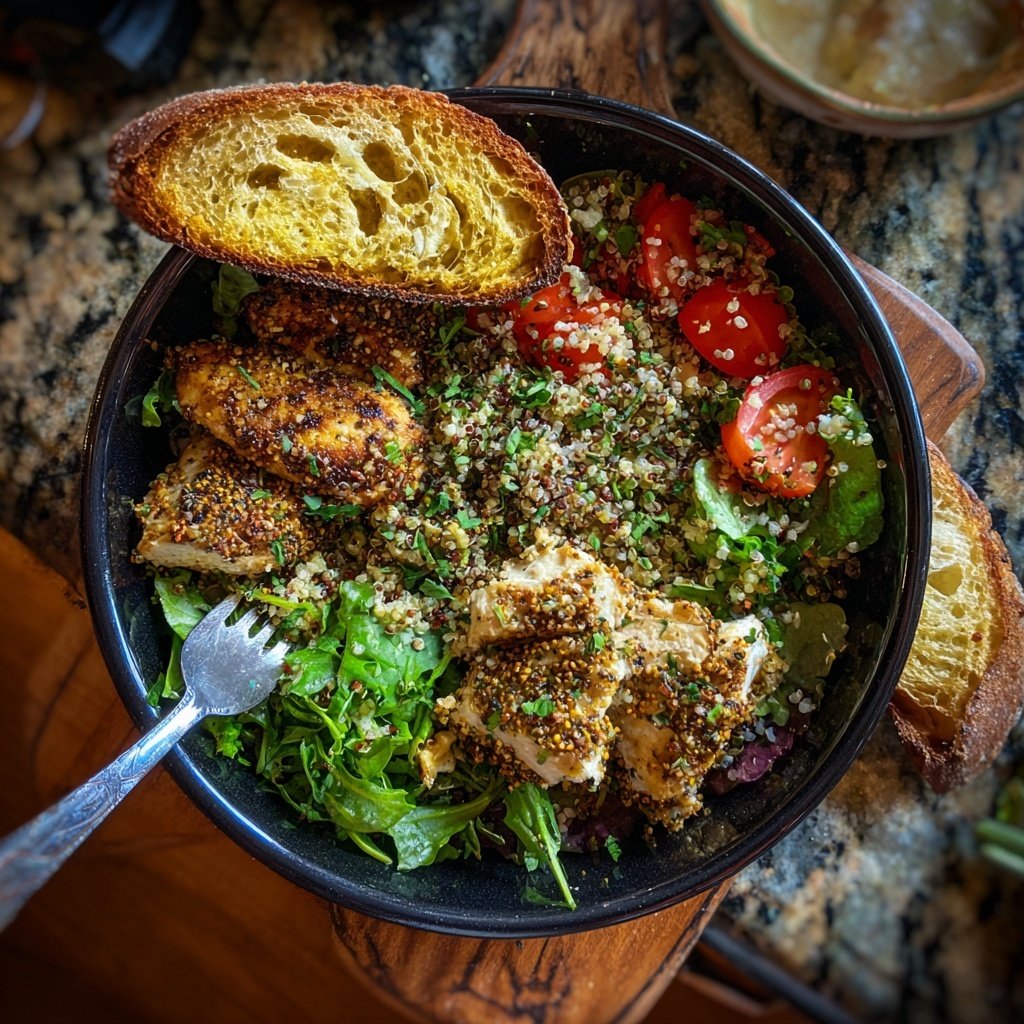Healthy Chicken And Quinoa Bowl
