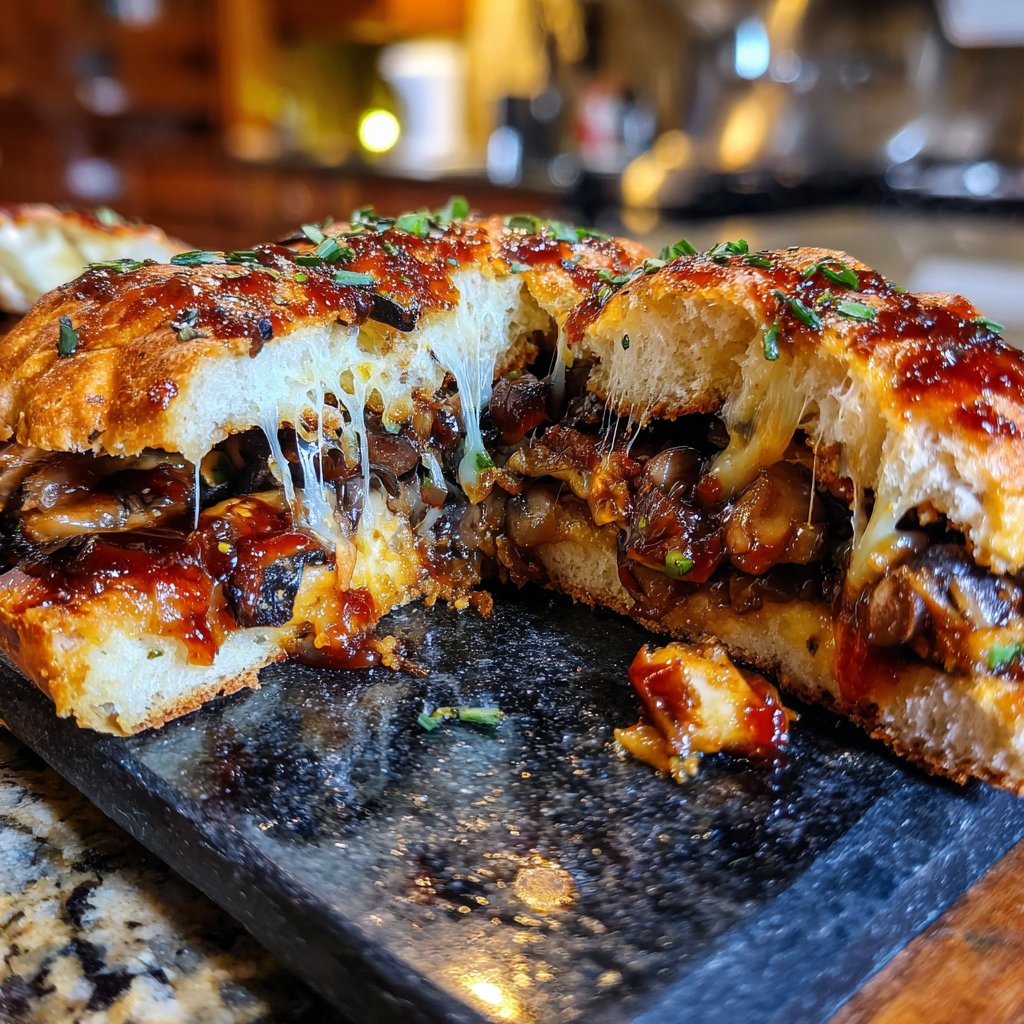 Easy Slider BBQ Mushroom Smash