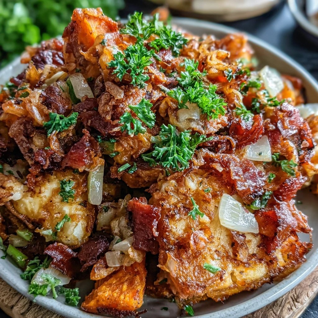 Rotisserie Chicken And Sweet Potato Hash