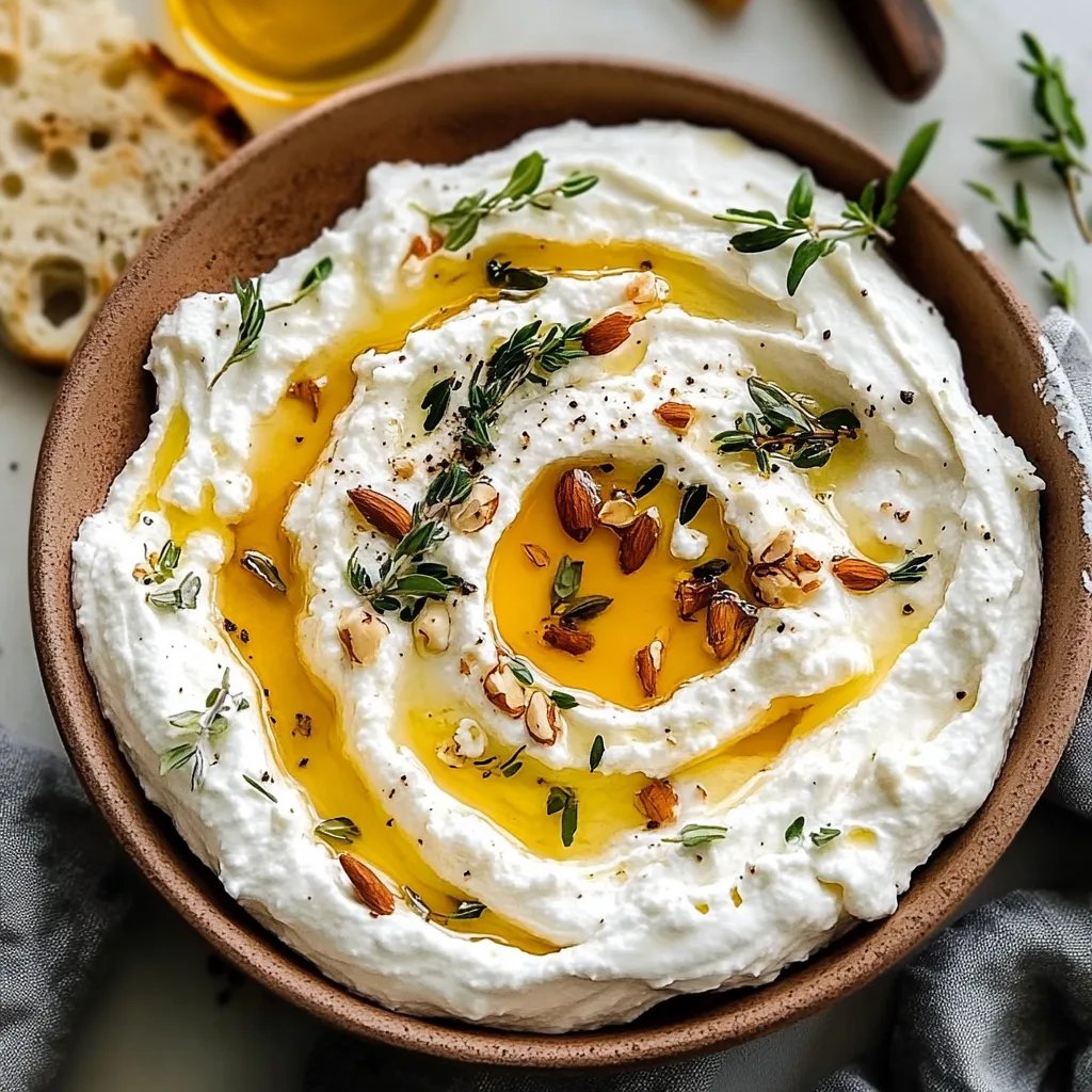 Delicious Ricotta Dip with Hot Honey