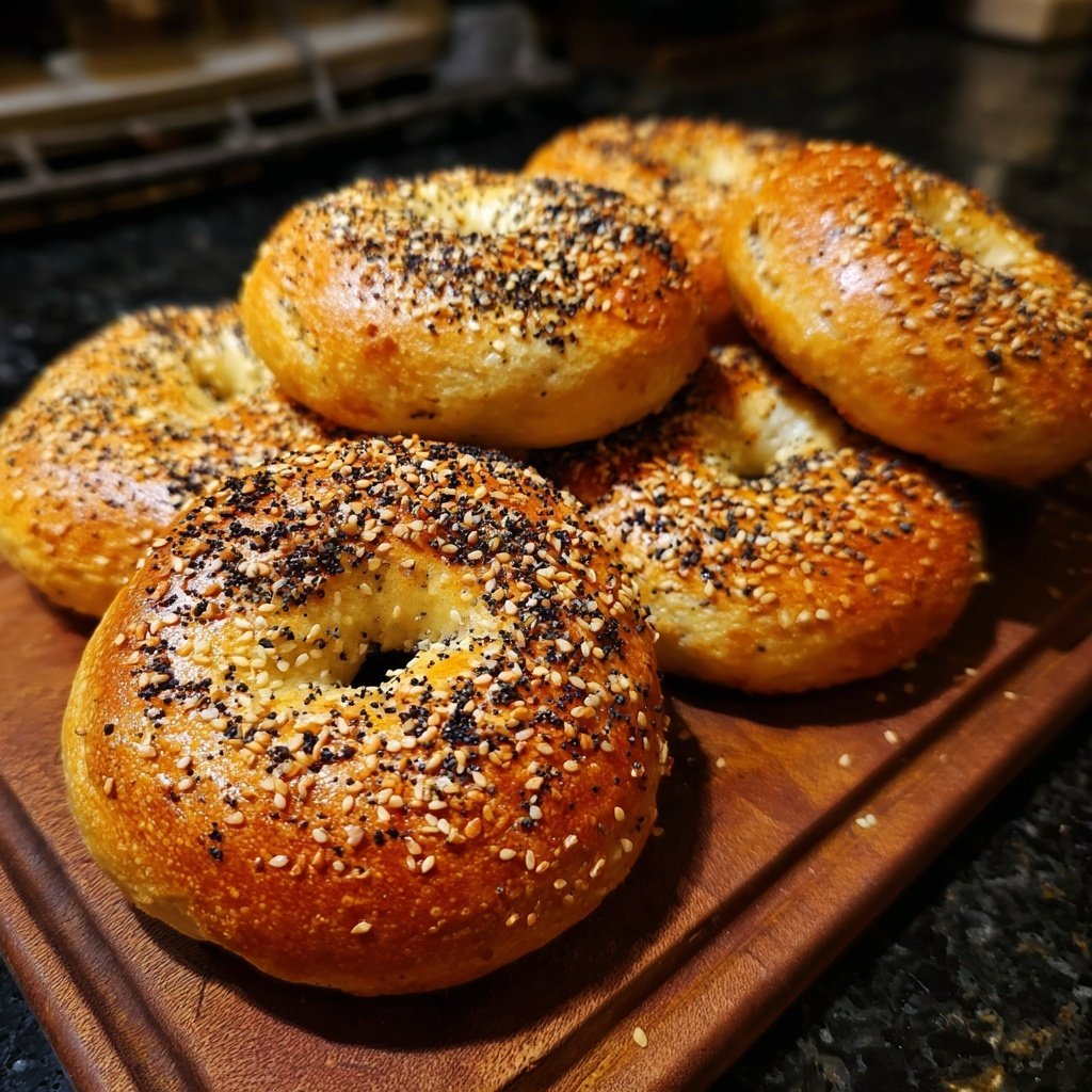 Boiled And Baked Protein Bagels