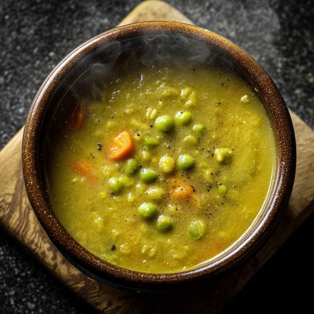 Healthy Crockpot Split Pea Soup