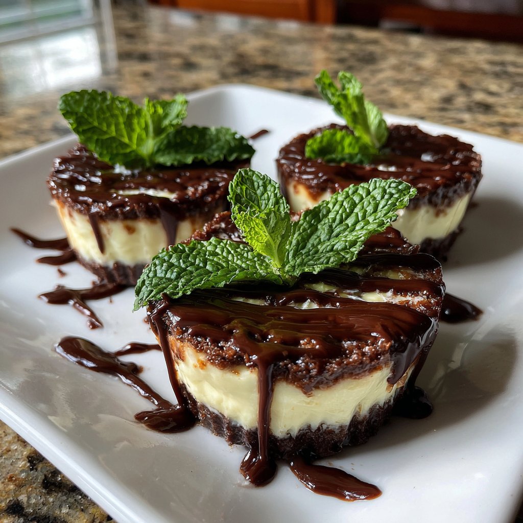 Chocolate Mint Dessert Cups
