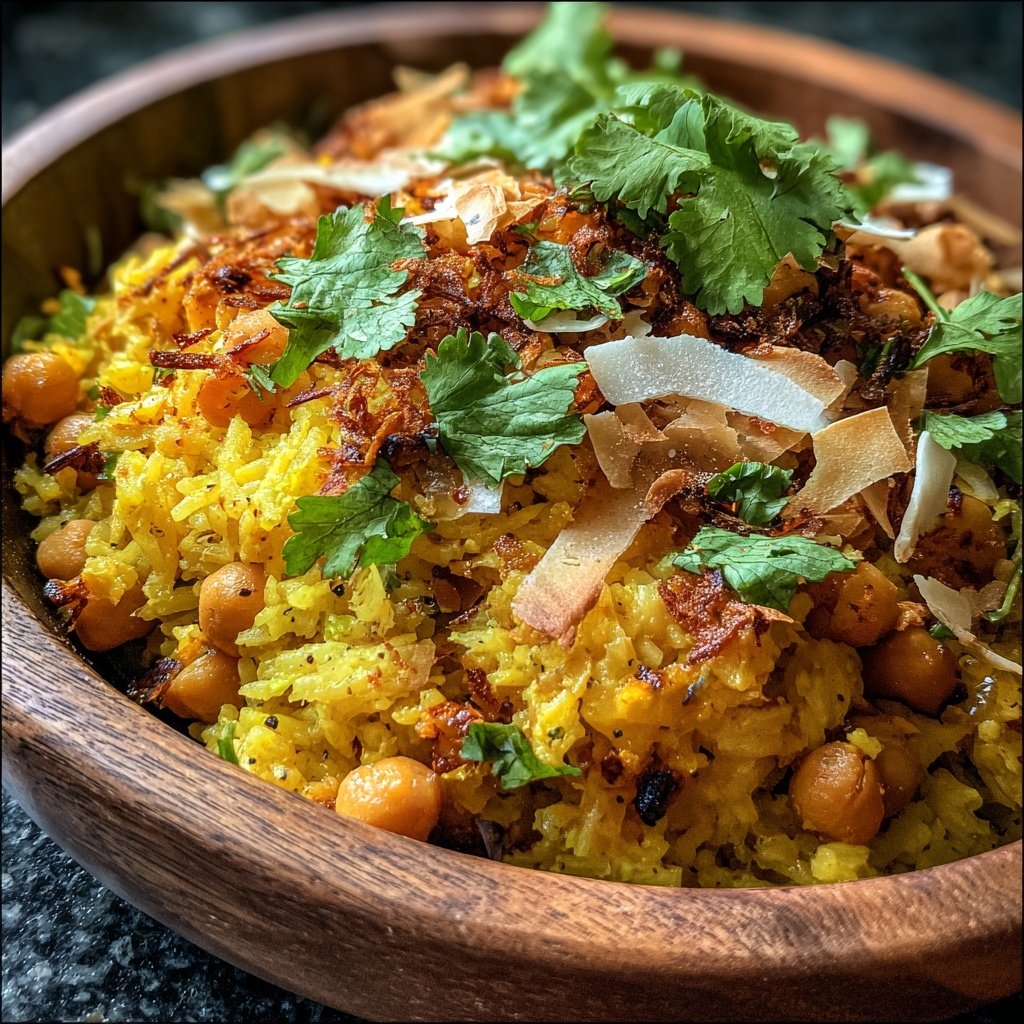 Jamaican Chickpea Coconut Rice Bowl