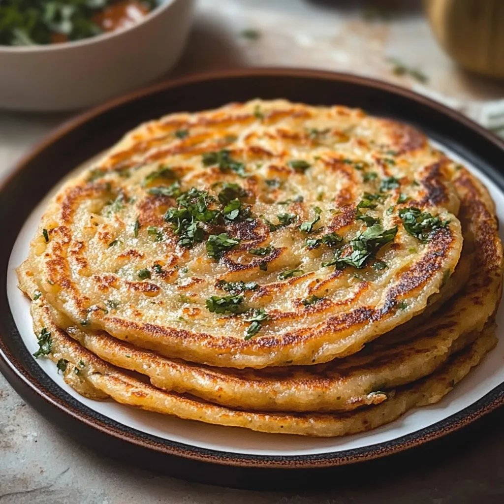 Masoor Dal Chilla | Savory Red Lentil Pancakes