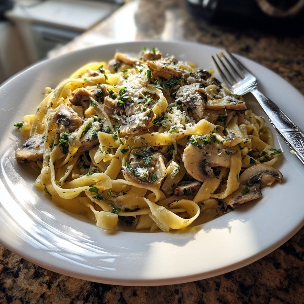 Romantic Mushroom Tagliatelle