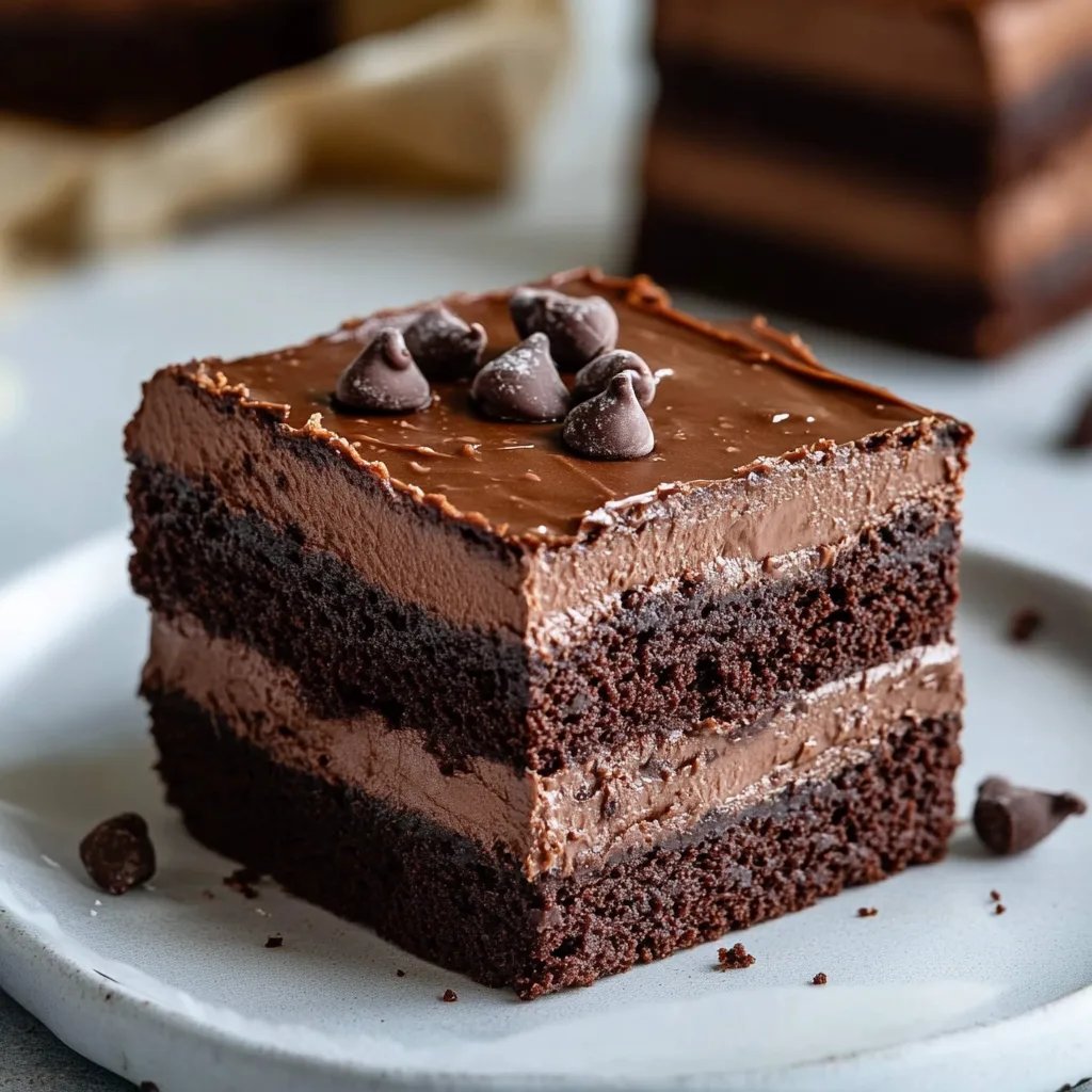 Chocolate Mousse Brownies
