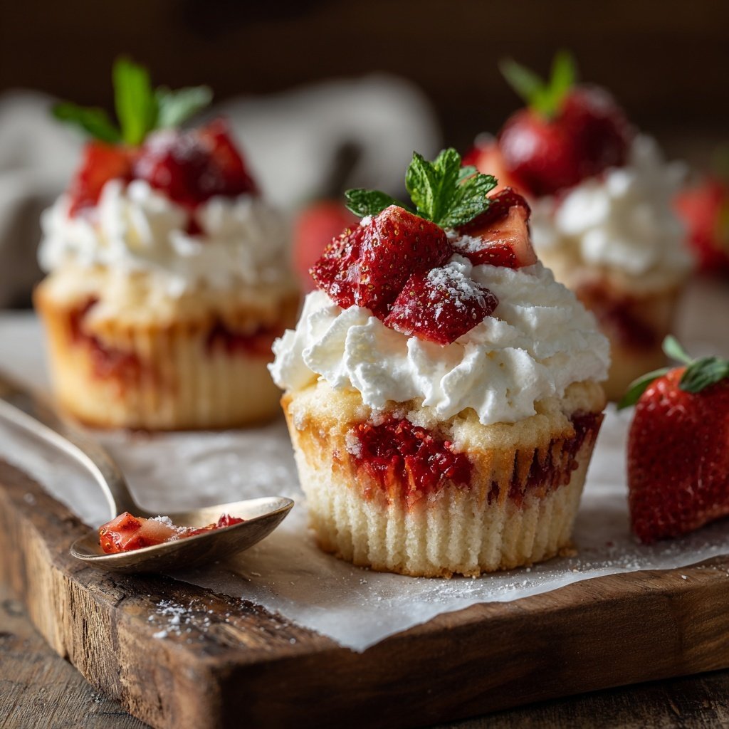 Classic Strawberry Shortcake Cups