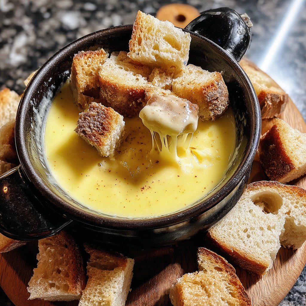 Fondue with Smoked Cheese