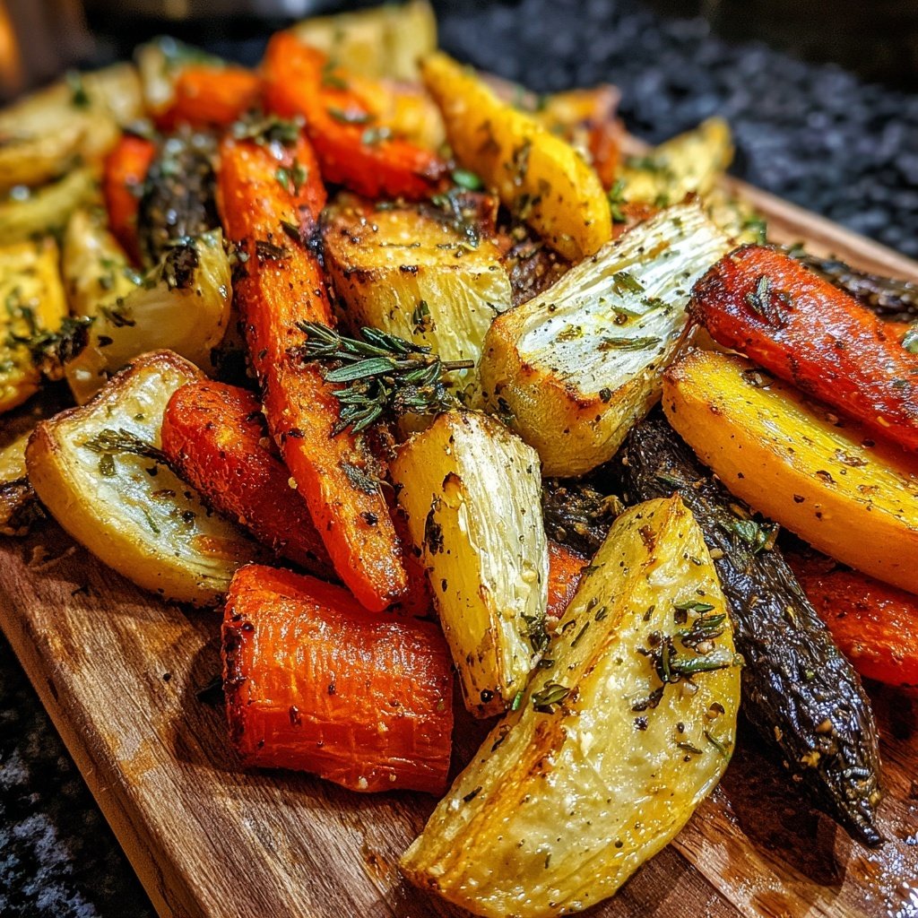 Sunday Herb Roasted Root Veggies