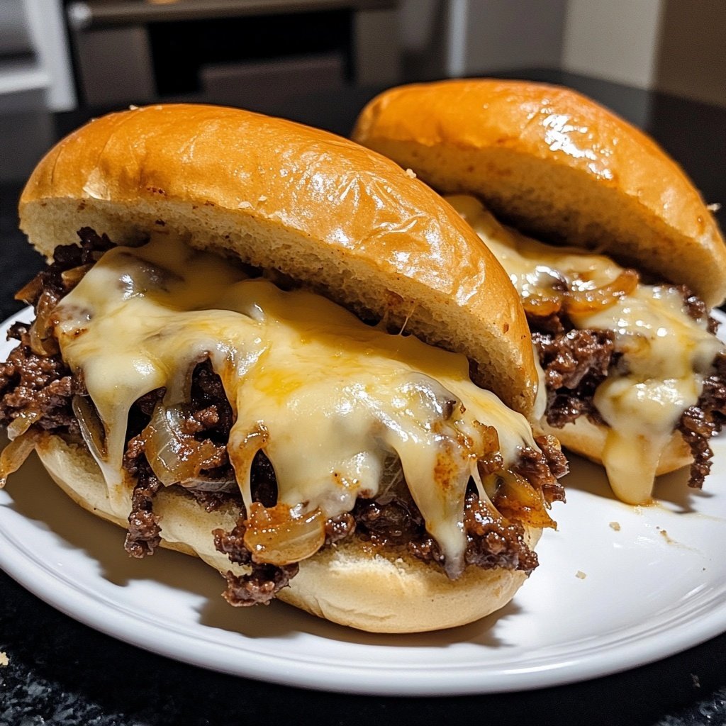Philly Cheesesteak Sloppy Joes