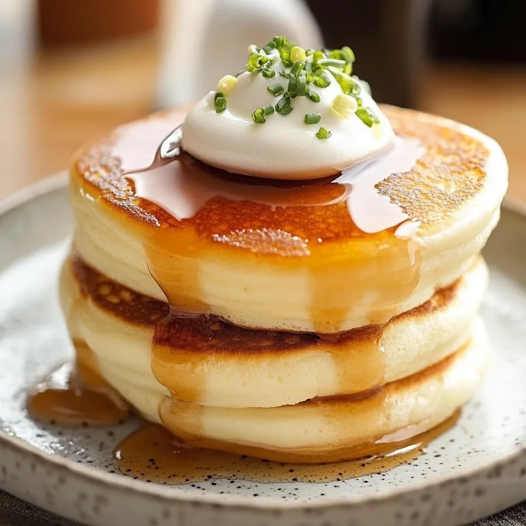 Fluffy Japanese Soufflé Pancakes