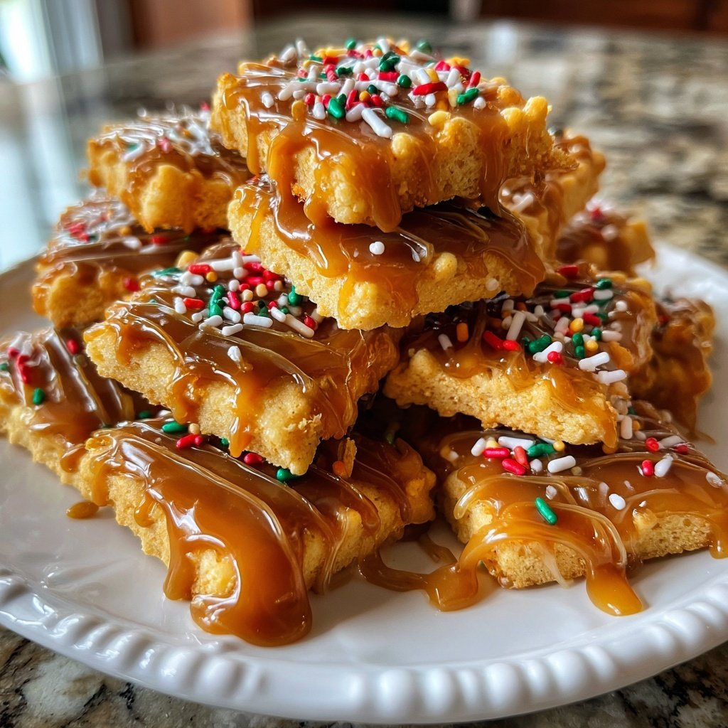 Irresistible Caramel Ritz Cracker Christmas Cookies for Festive Delight