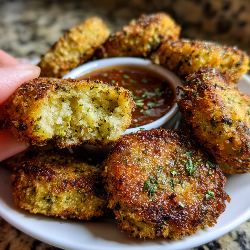 Crispy Eggplant Veggie Nuggets