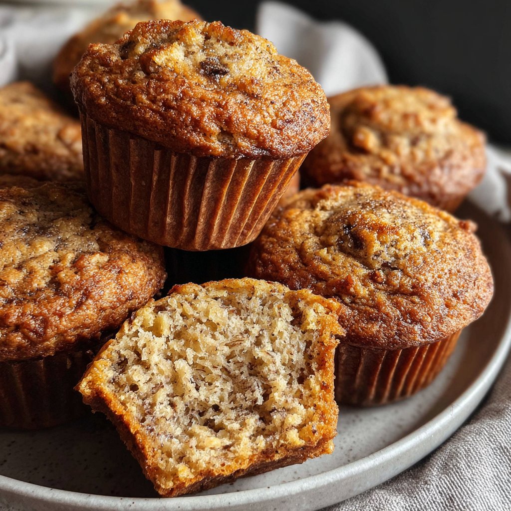 Healthy Muffins With Banana And Cinnamon