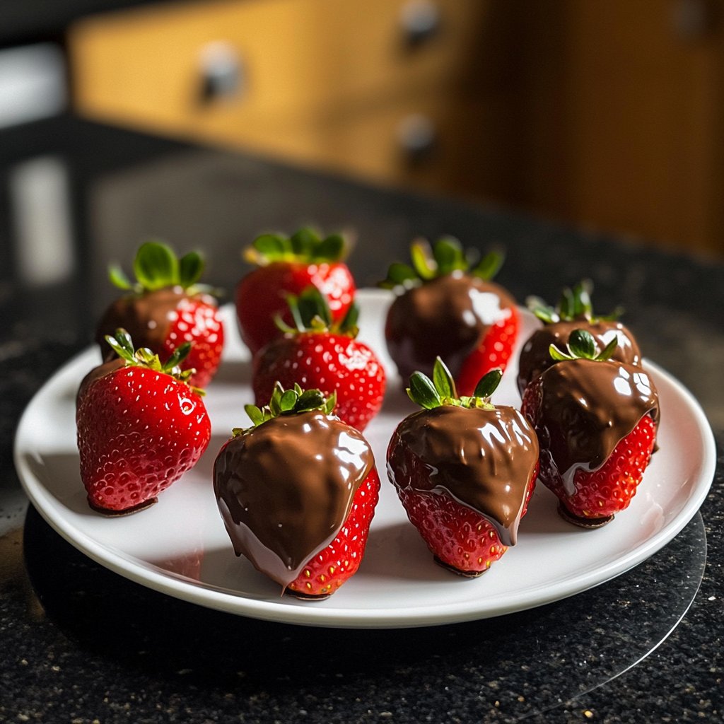 Chocolate Strawberries for Valentine’s Day