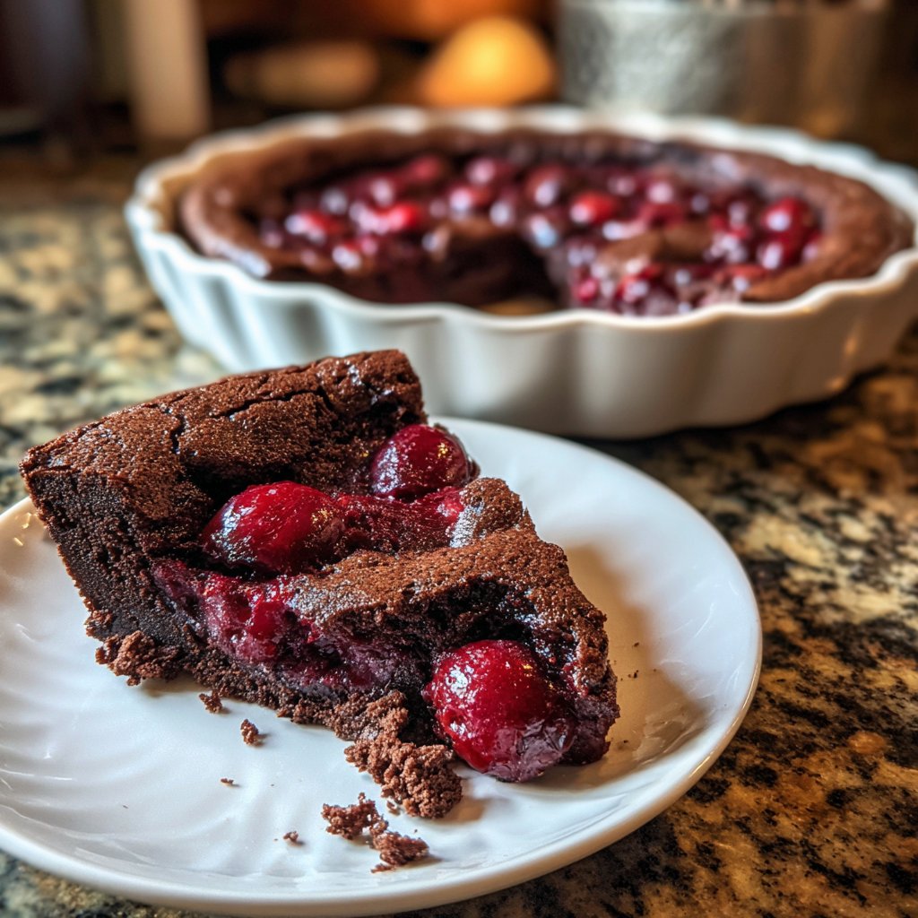 Chocolate Cherry Clafoutis